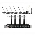 K.Meister UW-3800 8 Mikrofonlu Kablosuz Set (Kendi Setini Oluştur )