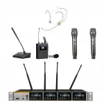 K.Meister UW-3400 BUNDLE 4 Mikrofonlu Kablosuz Mikrofon Seti