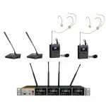 K.Meister UW-3400 BUNDLE 4 Mikrofonlu Kablosuz Mikrofon Seti