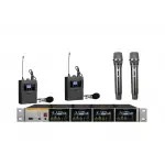 K.Meister UW-3400 BUNDLE 4 Mikrofonlu Kablosuz Mikrofon Seti