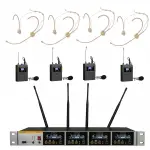 K.Meister UW-3400 BUNDLE 4 Mikrofonlu Kablosuz Mikrofon Seti