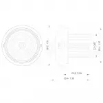 Lavoce Tn100.70 1 inç Dome Tweeter