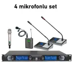 Machtig M-4000 BUNDLE 4 Mikrofonlu Kablosuz Set (Kendi Setini Oluştur )