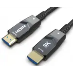 Woxcon-010 Fiber Optik HDMI Kablo 10-metre ( 8K 60Hz 2.1 AOC destekli )