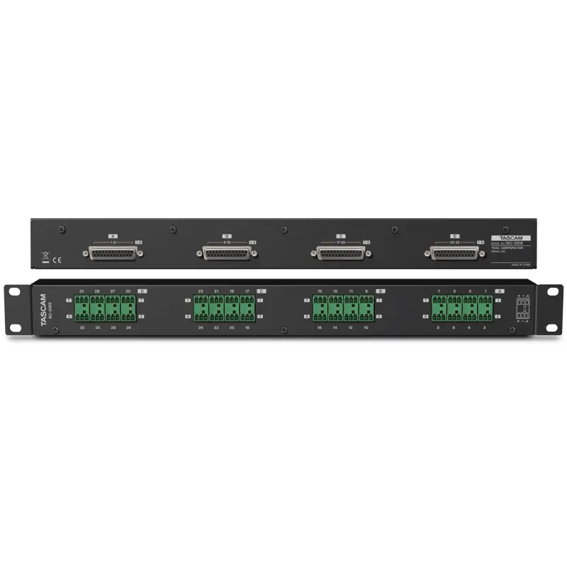 Tascam BO-32DE Breakout Box 32 *Euroblock to 4* SUB-D25