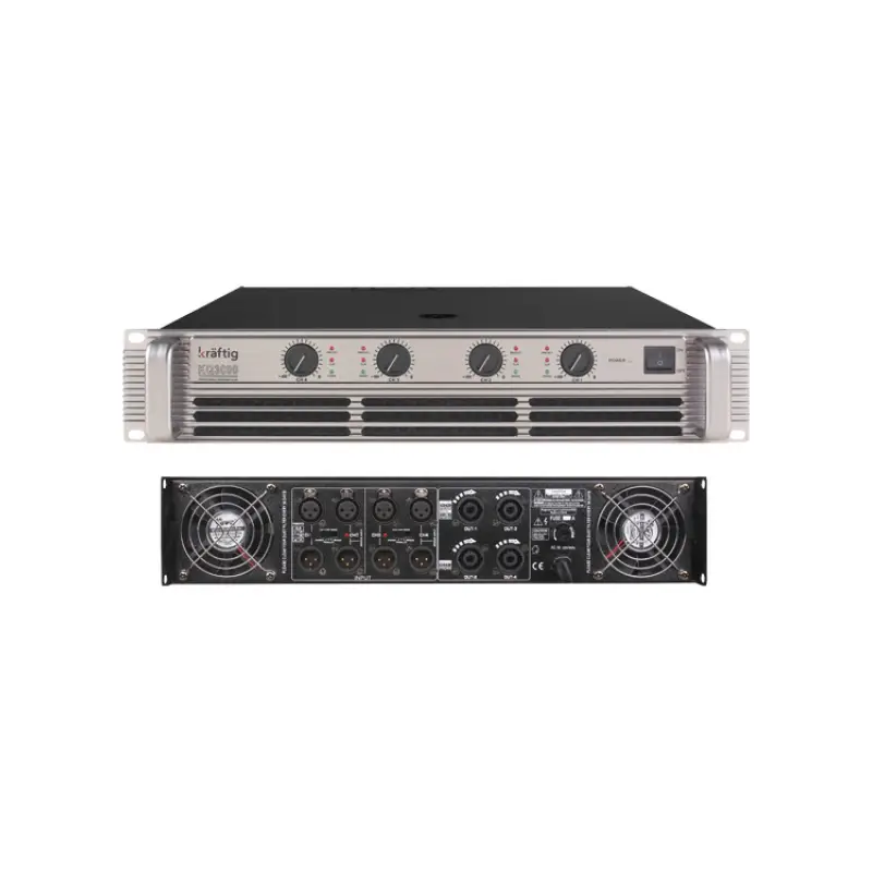 Machtig KQ3000 4x300W 4-ohm Power Amfi