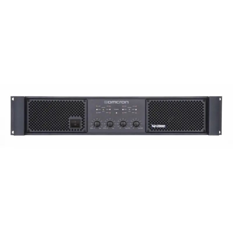 Omcron Q1200 4x300W/4-ohm QUAD Power Amfi