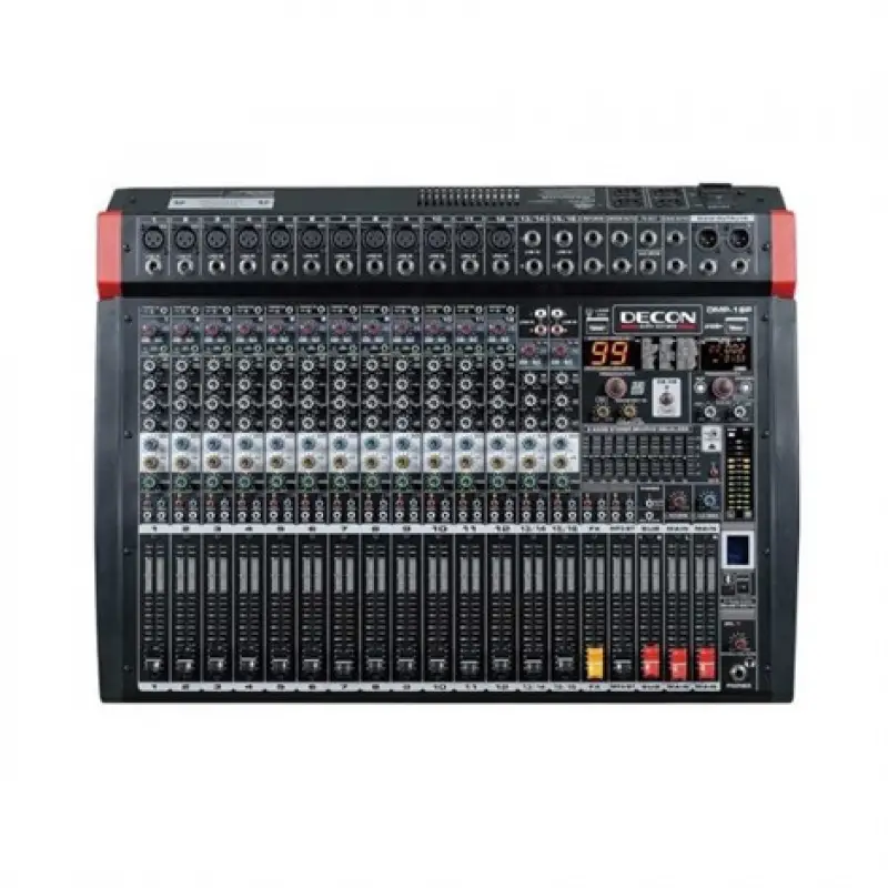 Decon DMP-16P 16-kanal Powermixer 2x500W/4-ohm Bluetooth USB