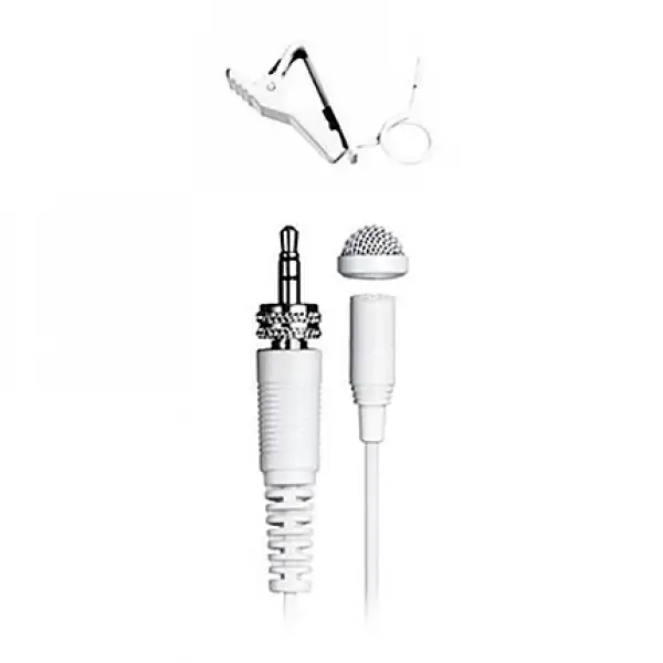 Tascam TM-10LW Lavalier Cond. Mic. WHITE for DR-10LW