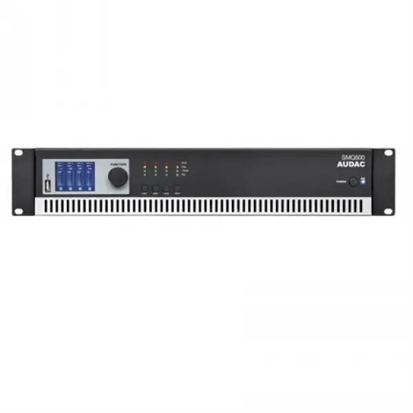 Audac SMQ500 DSP Power Amfi 4x500W/4-ohm