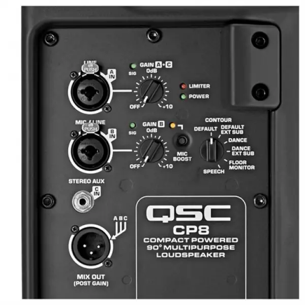 QSC CP8 8 inç Aktif Hoparlör 1000W