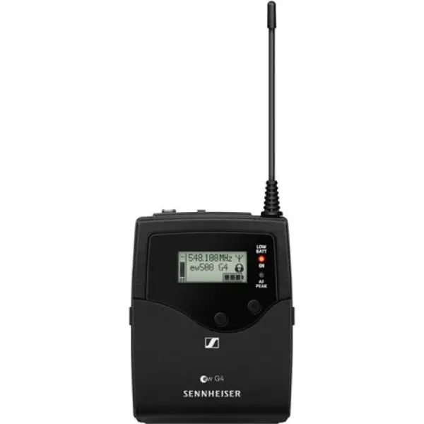 Sennheiser SK 500 G4-AW+ Bodypack transmitter with 1/8 inç audio input socket (EW connector),frequency range: AW+ (470 - 558 MHz)