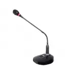 Spekon PH-60 Işıklı Masa Üstü Mikrofon, 2x1,5V Pil veya +48V, Double goosenecek