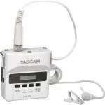 Tascam TM-10LW Lavalier Cond. Mic. WHITE for DR-10LW
