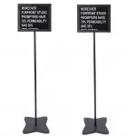 Fortinge PROM19-D-HB Çift 19 Miting Prompter-Çiftli Set, Parlaklık 1000 cd/m²