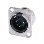 Neutrik NC5MD-L-1 5 Pin XLR şasi tip Erkek Konnektor