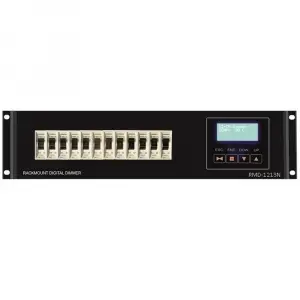 RMR-1213N 12 Kanal Dimmer, 12x13A Rack Tipi Dimmer Pack with ethernet