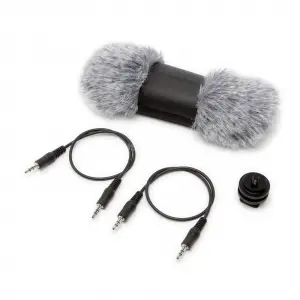 Tascam AK-DR70C Accessory-Pack DR-70D: Windscreen, StereoMini-Jack-Cable, Shoe-Montaj