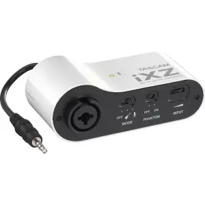 Tascam IXZ Mic/Guitar Interface for iPad, iPhone and iPod