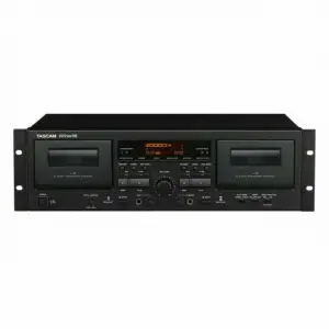 Tascam 202MK7 19“,3U,Dual cassette deck with USB output