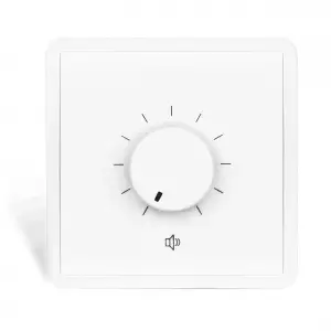 Audac VC3102/W 100V volume controller 100W 80 x 80 mm