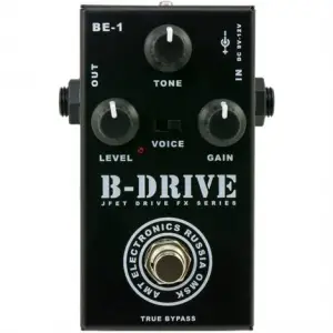 AMT BE-1 overdrive gitar pedalı, (klasik Britanya tarzı)