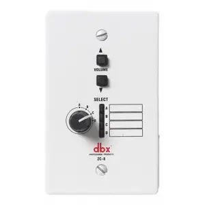 DBX ZC-8 AB Wall Montajed kanal Selector and Volume Controller