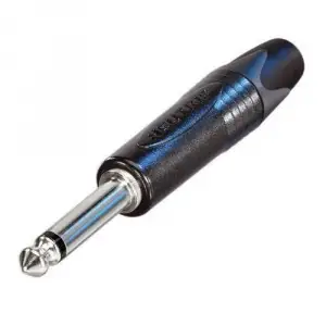 Neutrik NP2X-BAG Mono 6.3 mm. Çivi Jack Siyah