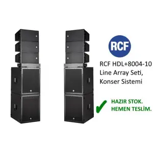 RCF BUNDLE-024 8x HDL10 + 4x SUB-8004 Hoparlör Sistemi