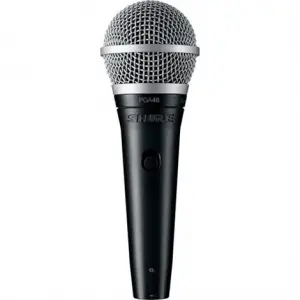 SHURE PGA48-XLR-E Cardioid Dinamik Vokal Mikrofon
