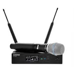 SHURE QLXD24E/B87A Beta El Tipi Kablosuz Mikrofon Seti Supercardioid Capsül