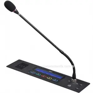 TAIDEN HCS-48U9DFF Fully Dijital Congress System Delegate Unit (flush-mounting, 5 voting keys, contactless IC-Card reader, 64 CHs,
