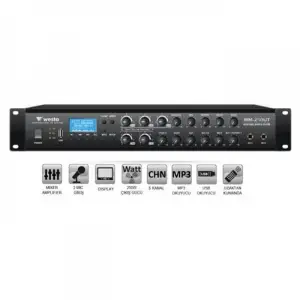WESTA WM-250 1-zone Mikser Amfi 250W/100V USB/BT