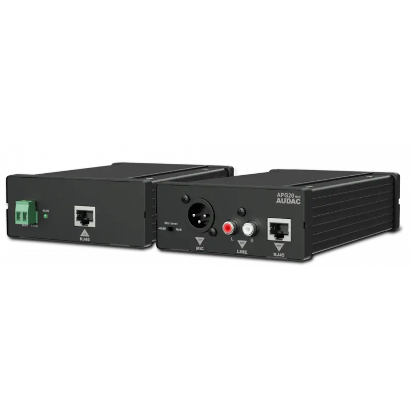 Audac APG20MK2 Aktif audio Transmitter / Receiver RCA MK2