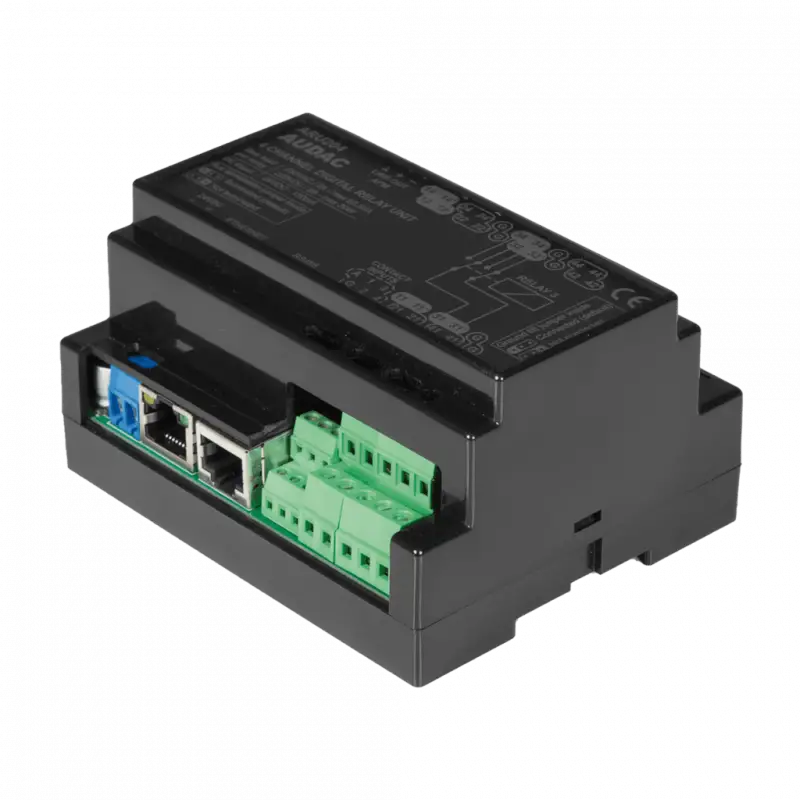 Audac ARU204 Multi-kanal Dijital relay unit - 4 relays