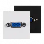 Audac CP45VGA/B Connection plate VGA 45 x 45 mm