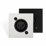 Audac WMI16/B Wall mic input - 45x45mm - RJ45