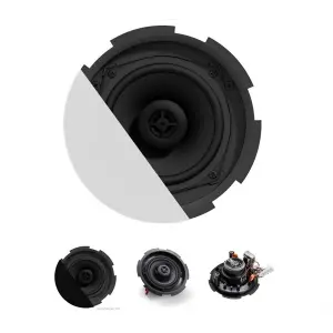 Audac CIRA530D/W 2-yollu 5 inç Tavan Hoparlörü 60W/16-ohm Beyaz