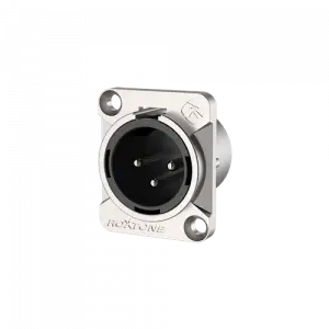 Roxtone RX3MD-NT şasi tip Xlr Erkek Konnektör, 3 Pin
