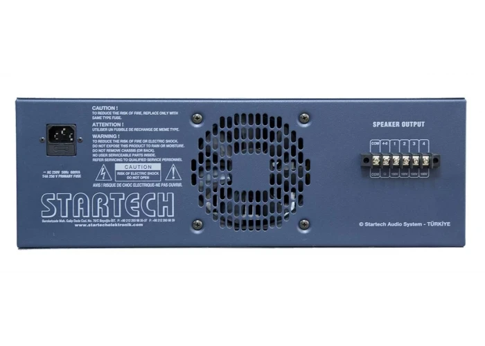 Startech COOPER REV 300 USB Mikser Amfi 6 input 300W/4-ohm, Echo & Reverb, İÇ+DIŞ