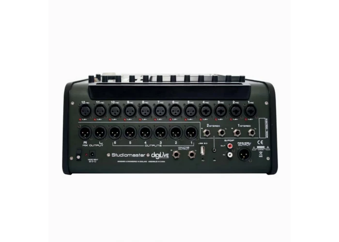 Studiomaster Digilive16 Dijital Mikser 16-kanal 8 Out 6 Aux