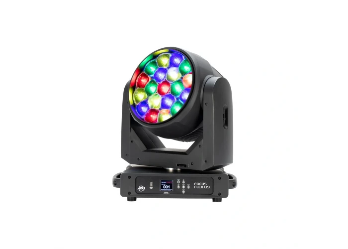 ADJ Lighting Focus Flex L19 19x40-Watt Led Movinghead Wash, RGBL