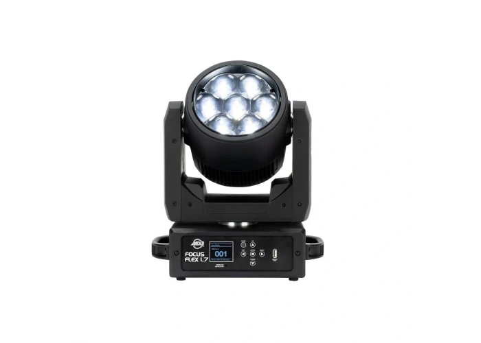 ADJ Lighting Focus Flex L7 7x40-Watt Led Movinghead Wash, RGBL