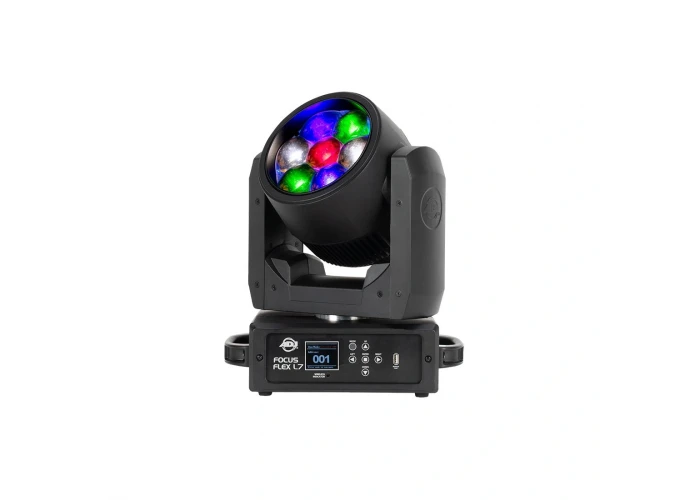 ADJ Lighting Focus Flex L7 7x40-Watt Led Movinghead Wash, RGBL