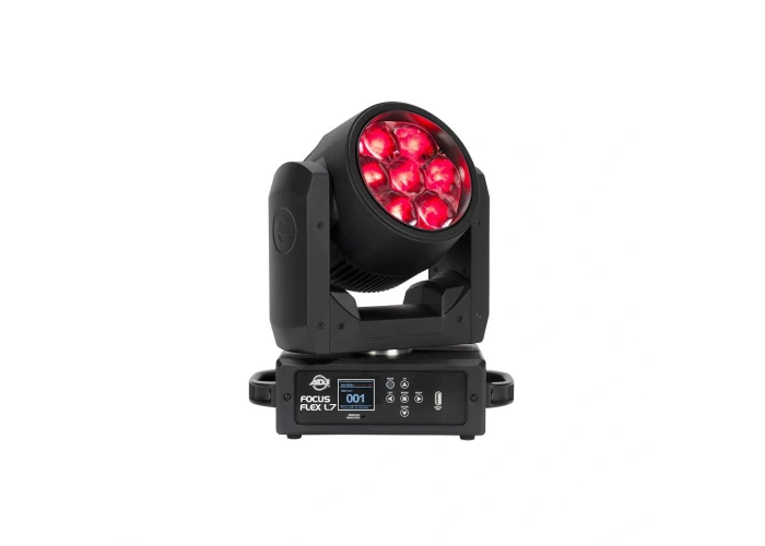 ADJ Lighting Focus Flex L7 7x40-Watt Led Movinghead Wash, RGBL