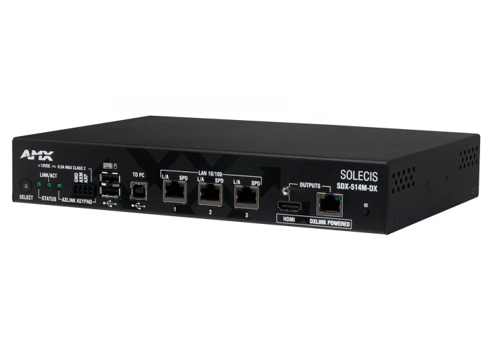 AMX SDX-414-DX | Presenatation Switcher | 4x1 DXLink çıkışlı 4K HDMI Dijital Switch