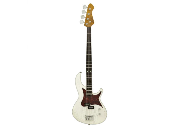 Aria Pro II 313DROPWH Elektro Bas Gitar