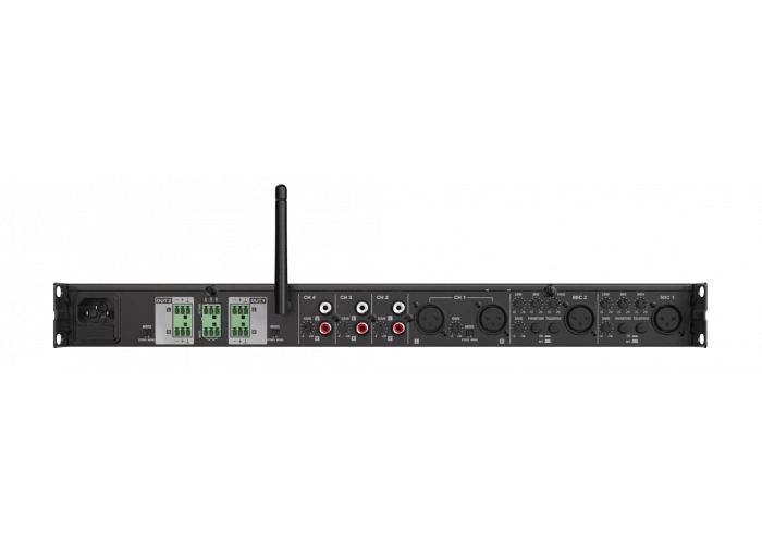 Audac PRE126 | 2-zone 6-kanal Stereo Preamplifier Mixer | Bluetooth 4.2
