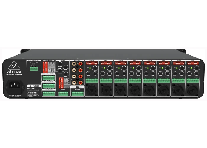 Eurocom MA6000M, High-End Auto-Mixer, 8 Mic/Line, 4 stereo Kanal