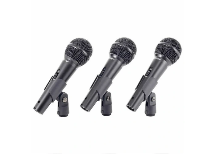 Behringer XM1800S 3lü Dinamik Kardioid Mikrofon Seti